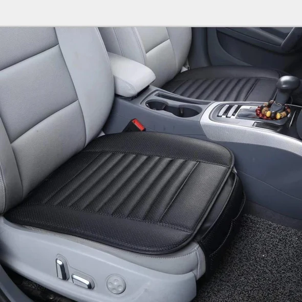 Leather Bamboo Charcoal Car Seat Cushion-Absorbing odor