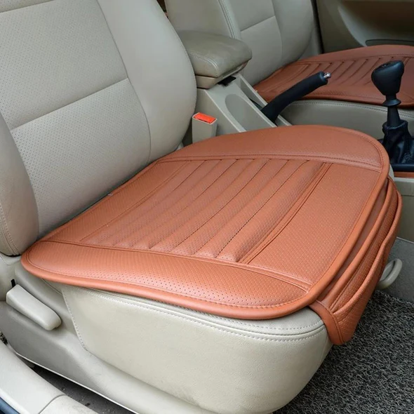 Leather Bamboo Charcoal Car Seat Cushion-Absorbing odor