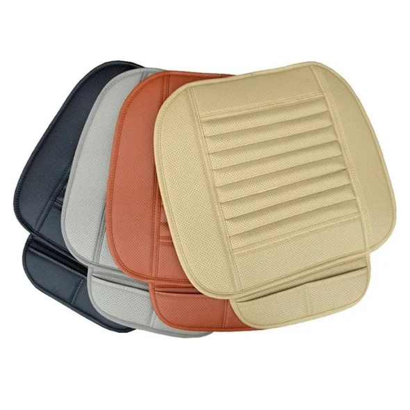 Leather Bamboo Charcoal Car Seat Cushion-Absorbing odor