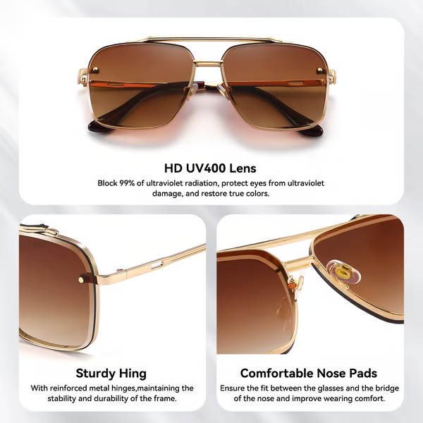 🔥HOT SALE - Metal Vintage Sunglasses