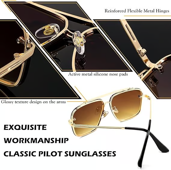 🔥HOT SALE - Metal Vintage Sunglasses