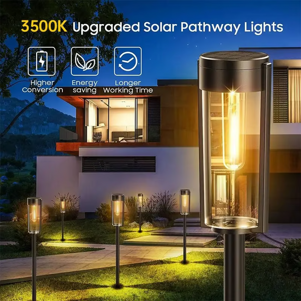 💡Last Day 49% OFF🔥--Outdoor Solar Pathway Lights