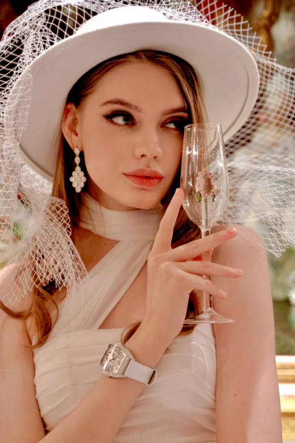 Rose Champagne Glass