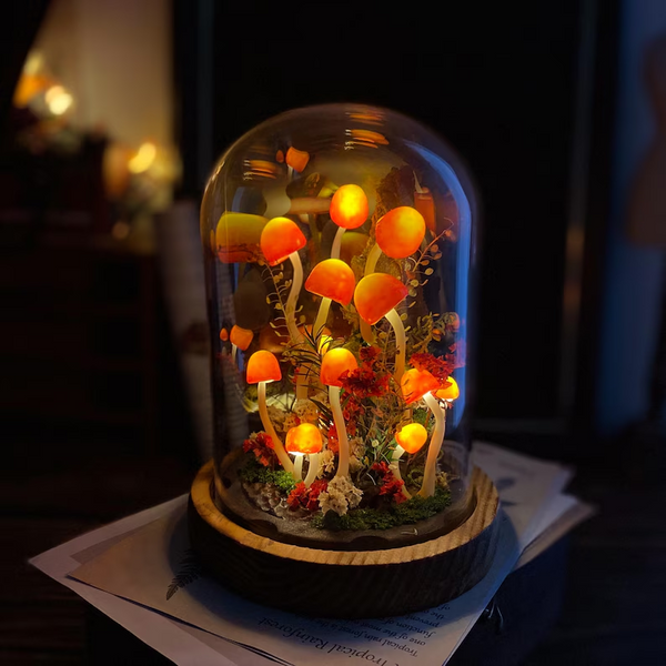 Enchanted Mushroom Forest Night Light
