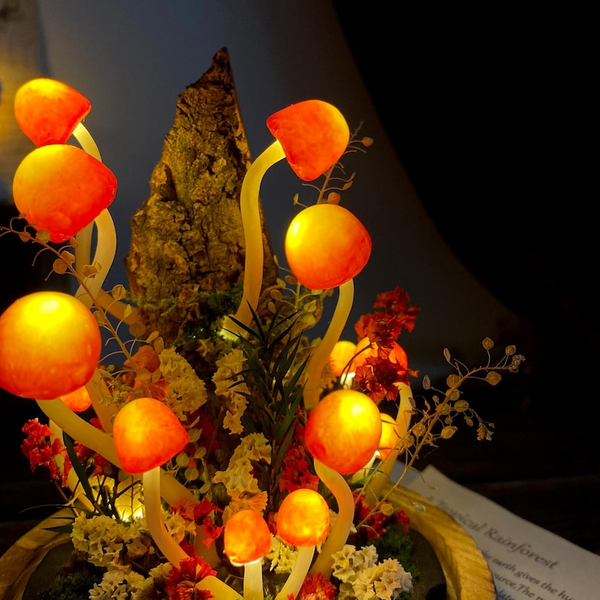 Enchanted Mushroom Forest Night Light