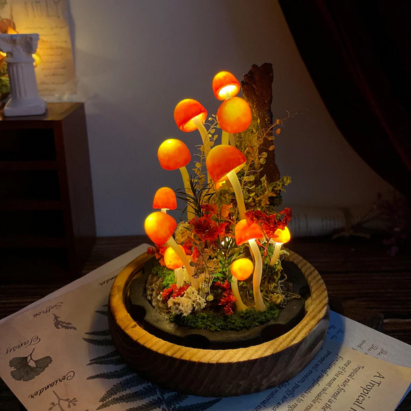 Enchanted Mushroom Forest Night Light