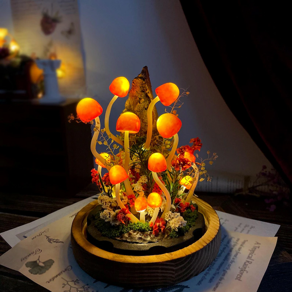 Enchanted Mushroom Forest Night Light