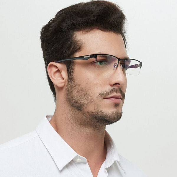 MENS FASHION TITANIUM ULTRA-LIGHT SHOCKPROOF IMPACT-RESISTANT READING GLASSES