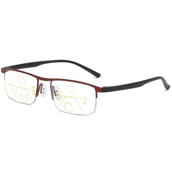 MENS FASHION TITANIUM ULTRA-LIGHT SHOCKPROOF IMPACT-RESISTANT READING GLASSES