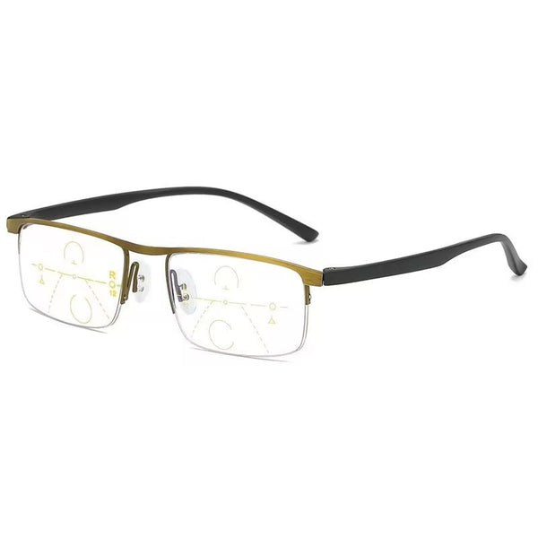 MENS FASHION TITANIUM ULTRA-LIGHT SHOCKPROOF IMPACT-RESISTANT READING GLASSES