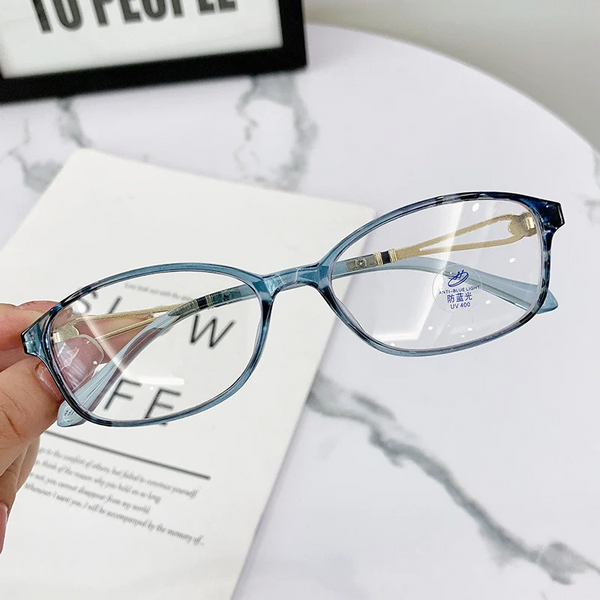 🎁2024 New Year Hot Sale🎁WOMEN'S FASHION LIGHTWEIGHT METAL ANTI-BLUE LIGHT READING GLASSES